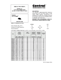 Datasheet CMDZ5L1 manufacturer Central